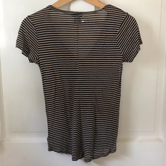 Paige Hadley striped v-neck soft t-shirt - Picture 6 of 10